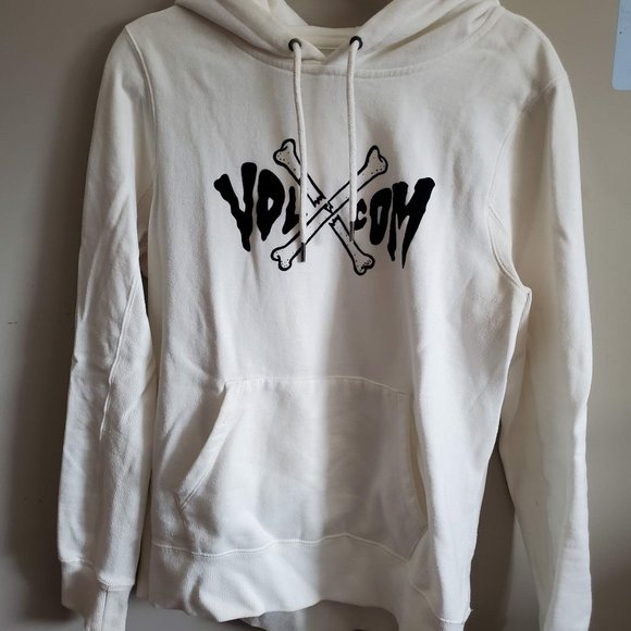 White Volcom Hoodie - Picture 3 of 5